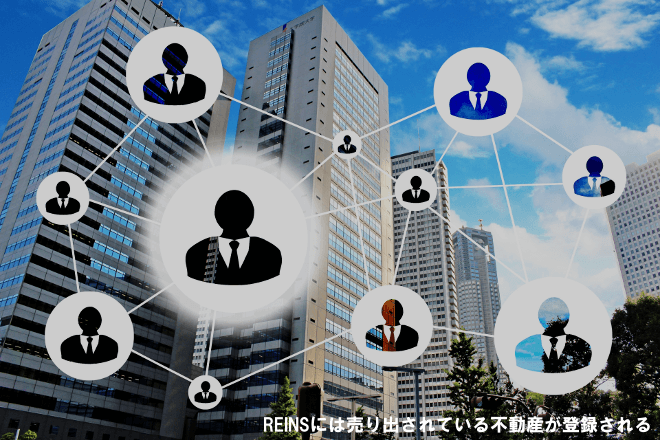 REINSに登録することで売り出されているマンションが分かる